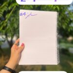 دفتر سیمی خطدار هیرا با جلد دلخواه (عکس شخصی)