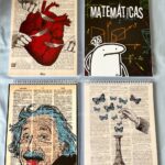 دفتر سیمی ریاضی میقولی شیمی فیزیک انیشتن قلب