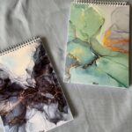 دفتر سیمی طرح رزینی سایز A5