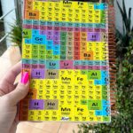 دفتر شیمی نارنجی سایز a5