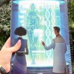 دفترسیمی مشکی با طرح رادیولوژی