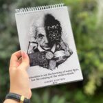 دفترسیمی هیرا طرح فیزیک سایز a5