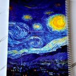 دفتر سیمی هیرا طرح ونگوگ 3