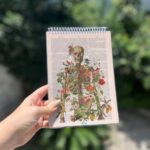 دفترسیمی هیرا طرح اسکلت سایز a5