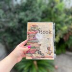 دفترسیمی هیرا طرح کتاب سایز a5