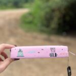 جامدادی صورتی طرح دار پاپکو