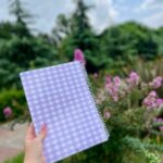 دفترشطرنجی بنفش هیرا سایز a4