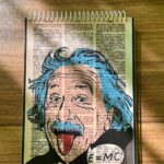 دفترشطرنجی هیرا سایز a5طرح فیزیک آماده ارسال فوری