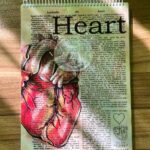 دفترشطرنجی هیرا طرح قلب آماده ارسال فوری سایز A4