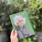 دفتر فیزیک سبز سایز a5