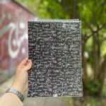 دفترسیمی فرمول ریاضی مشکی هیرا سایز a4