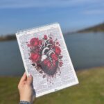 دفترسیمی هیرا طرح قلب سایز a4