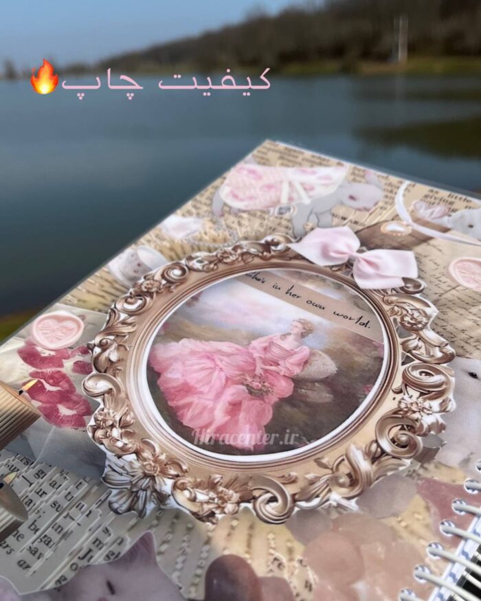 دفترشطرنجی 200برگ آماده ارسال فوری طرح دختر کلاسیک - Image 2
