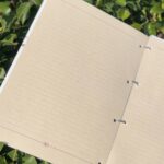 کلاسور 80برگ سایز a4 برگه نخودی خطدار