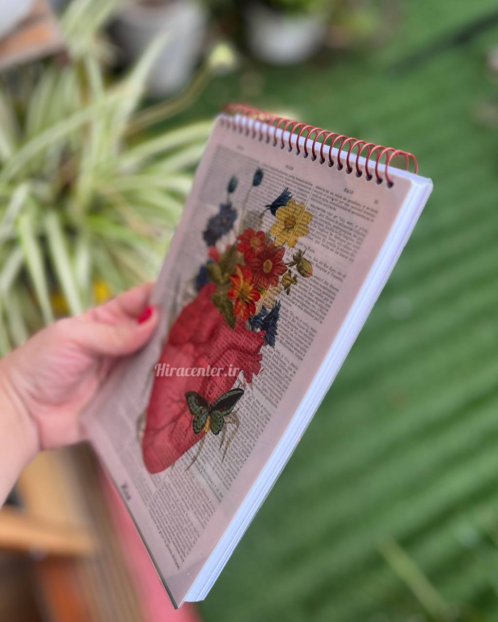 photo_2025-10-30_16-15-59 دفترخطدار هیرا 60برگ طرح قلب قرمز آماده ارسال فوری سایز a5 - Image 3