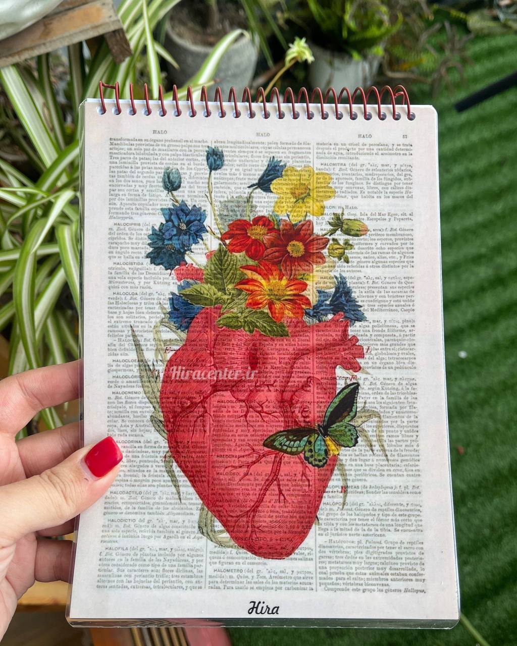 photo_2025-10-30_16-16-09 دفترخطدار هیرا 60برگ طرح قلب قرمز آماده ارسال فوری سایز a5 - Image 4