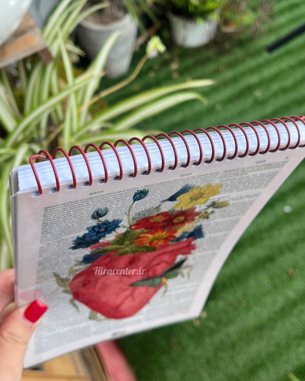 photo_2025-10-30_16-16-12 دفترخطدار هیرا 60برگ طرح قلب قرمز آماده ارسال فوری سایز a5 - Image 5