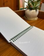 دفترخطدار هیرا سایز a5 طرح اسکلت سبز 60برگ - Image 3