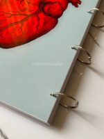 کلاسور اختصاصی هیرا با طرح رویایی قلب گل رز - Image 5